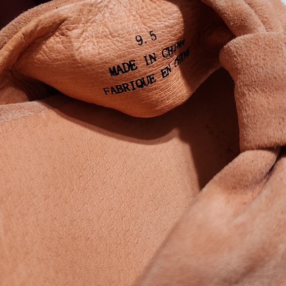 Jeffrey Campbell Tea Party Blush Suede Wicker Platform Sandals - Picture 8 of 11